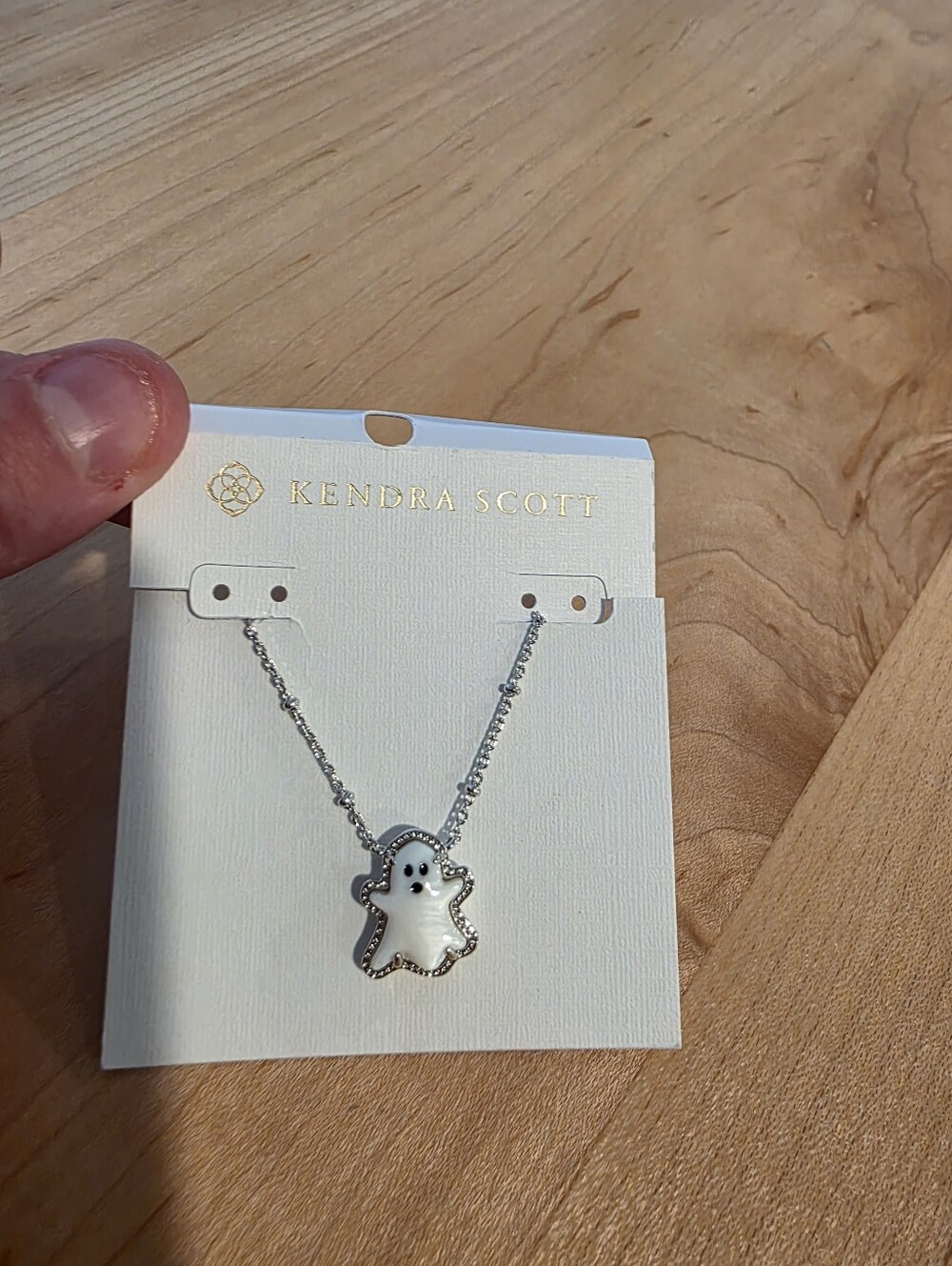 Kendra Scott Mother Of Pearl Ghost Necklace